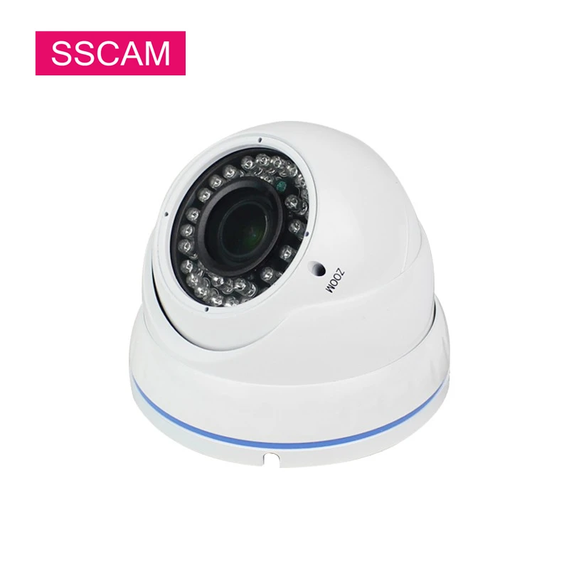 Full HD 1080P Varifocal AHD Dome CCTV Camera 2.0 Megapixel High Resolution 36Pcs IR Led White Metal Vandalproof Security Camera
Full HD 1080P Varifocal AHD Dome CCTV Camera 2.0 Megapixel High Resolution 36Pcs IR Led White Metal Vandalproof Security Camera