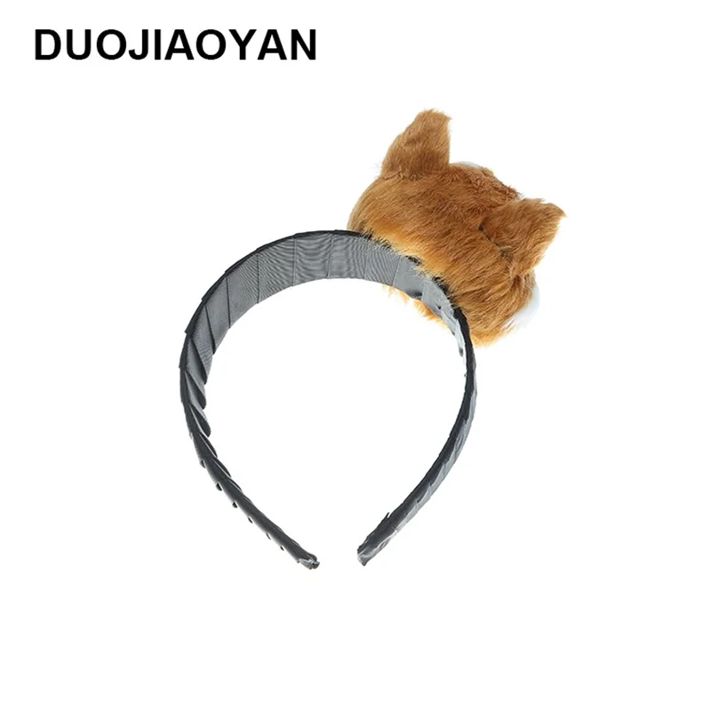 DUOJIAOYAN New Party Animal Headband Halloween Headdress Boutique Festival Hair Accessories Artificial fox Cute Hair Band
DUOJIAOYAN New Party Animal Headband Halloween Headdress Boutique Festival Hair Accessories Artificial fox Cute Hair Band