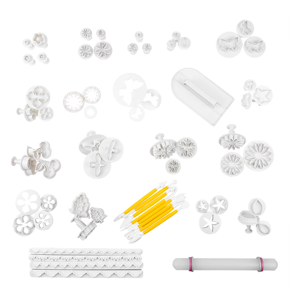 68 sets of decorative moulds for baking and decorating plastic cake biscuits #30
68 sets of decorative moulds for baking and decorating plastic cake biscuits #30