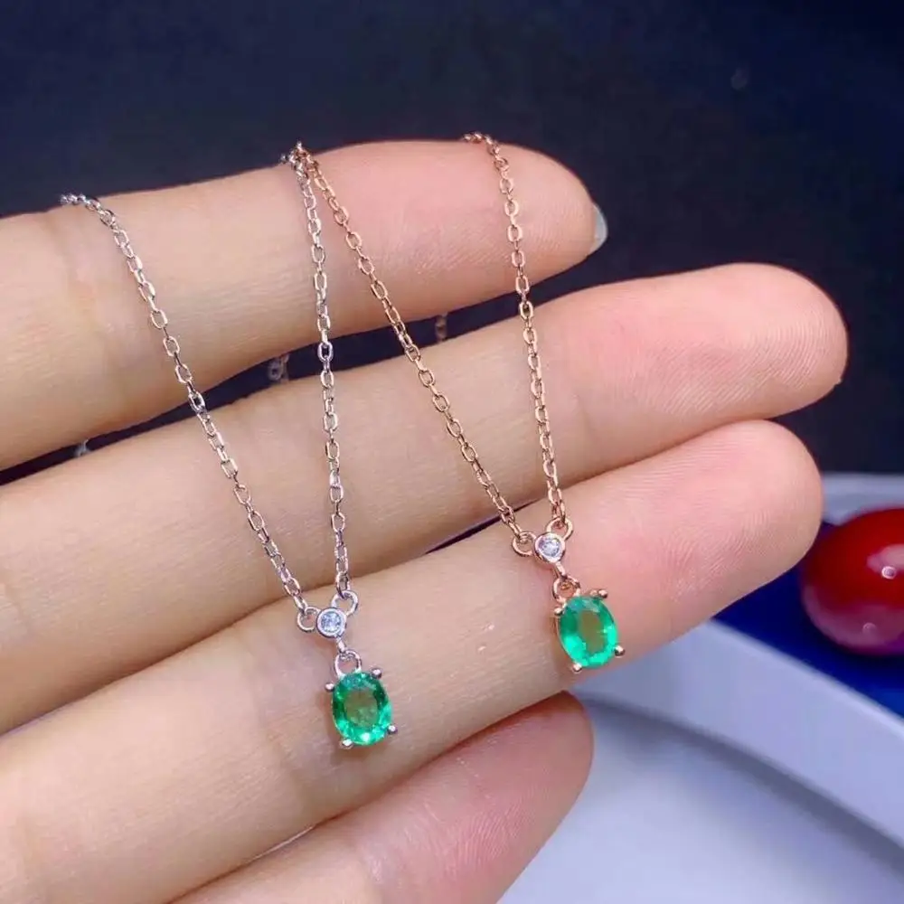 SHILOVEM 925 sterling silver real Natural Emerald Pendants classic fine Jewelry women wedding wholesale new gift dz0405811agml
SHILOVEM 925 sterling silver real Natural Emerald Pendants classic fine Jewelry women wedding wholesale new gift dz0405811agml