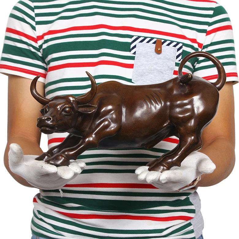 large #office home store business stock-market Mascot -efficacious Talisman Protection Money Drawing Charging Bull bronze statue
large #office home store business stock-market Mascot -efficacious Talisman Protection Money Drawing Charging Bull bronze statue