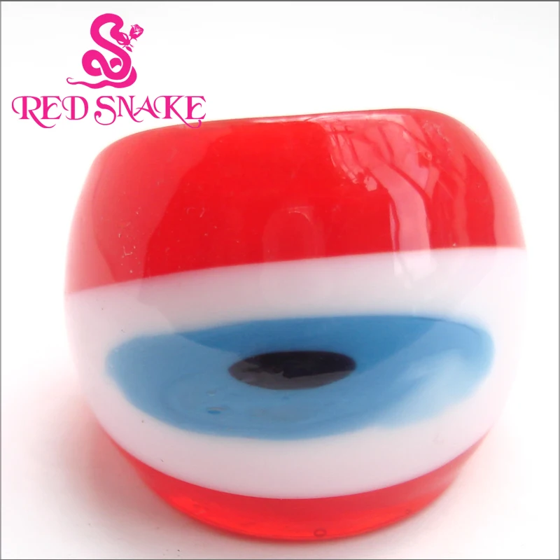 RED SNAKE Fashion Ring Handmade red with Eyeball and Eye design Murano Glass Rings
RED SNAKE Fashion Ring Handmade red with Eyeball and Eye design Murano Glass Rings
