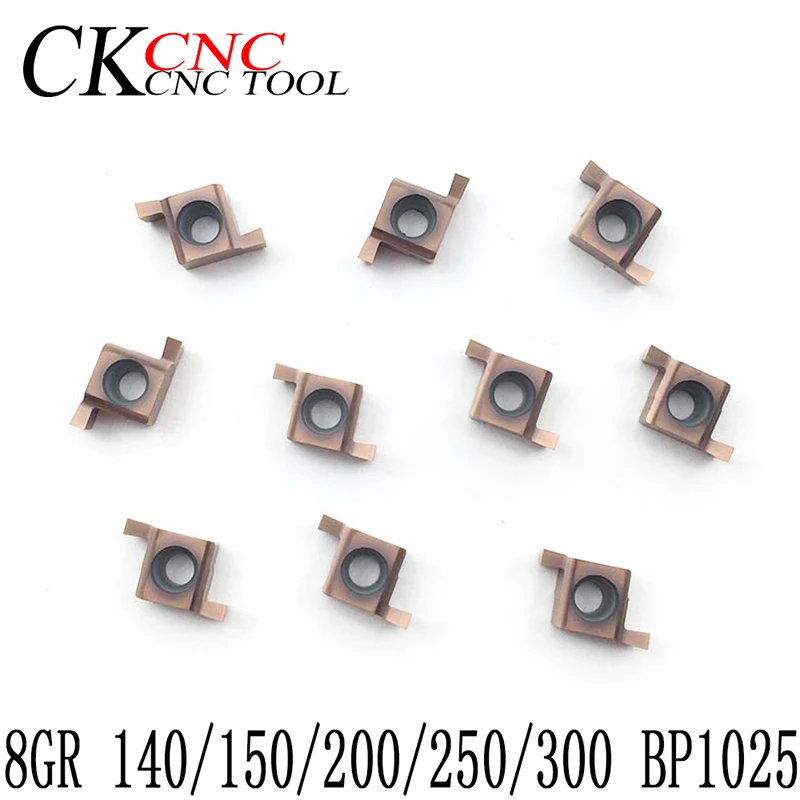 10pcs 8GR 140/150/200/250/300 BP1025 BP1025 Shallow groove blade Turning Insert CNC Lathe Tool carbide inserts
10pcs 8GR 140/150/200/250/300 BP1025 BP1025 Shallow groove blade Turning Insert CNC Lathe Tool carbide inserts
