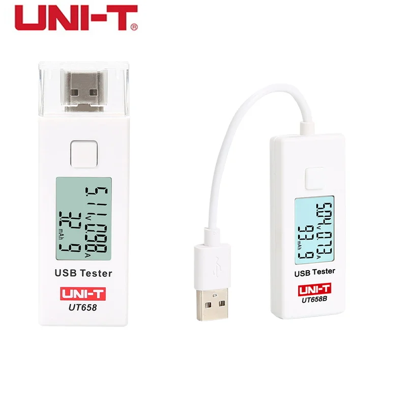 UNI-T UT658/UT658B 9V 3A Digital USB Tester Cell Phone/Mobile Power /Notebook /Digital Products /Voltage and Current Monitors
UNI-T UT658/UT658B 9V 3A Digital USB Tester Cell Phone/Mobile Power /Notebook /Digital Products /Voltage and Current Monitors