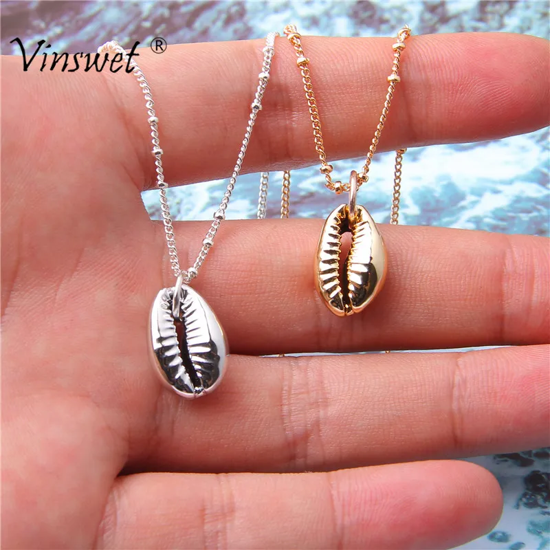 Trendy Gold Silver-Color Conch Shell Necklaces for Women Seashell Shape Pendant Simple Seashell Ocean Beach Boho Jewelry
Trendy Gold Silver-Color Conch Shell Necklaces for Women Seashell Shape Pendant Simple Seashell Ocean Beach Boho Jewelry