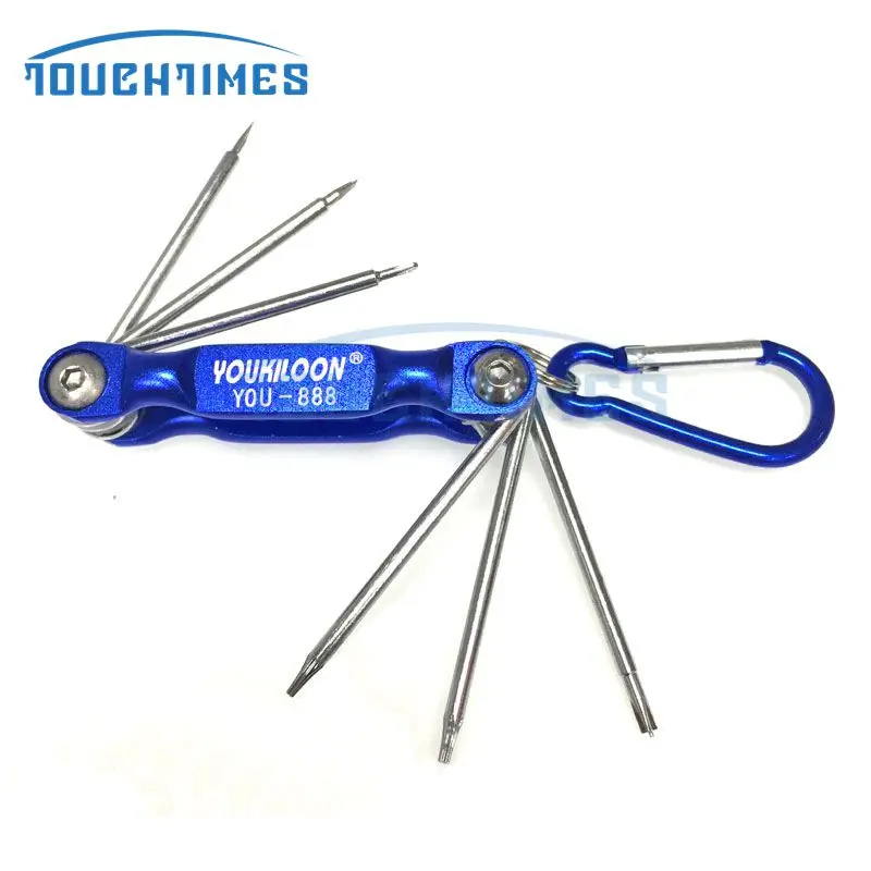 6 in 1 Multi-purpose Screwdrivers Precision Screwdriver Keychain Portable Screwdriver Portable Electronic Repair Tool
6 in 1 Multi-purpose Screwdrivers Precision Screwdriver Keychain Portable Screwdriver Portable Electronic Repair Tool