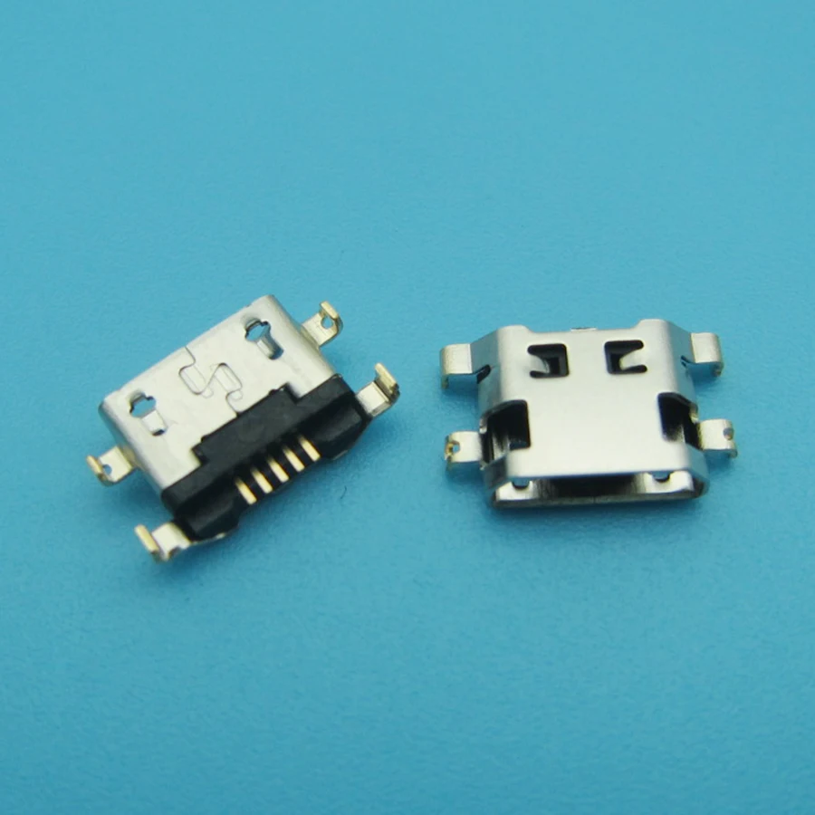 100-1000 шт. для Alcatel 6035R Idol S 4033 4033D POP C3 C7 7041D micro usb зарядный штекер разъем док-станция