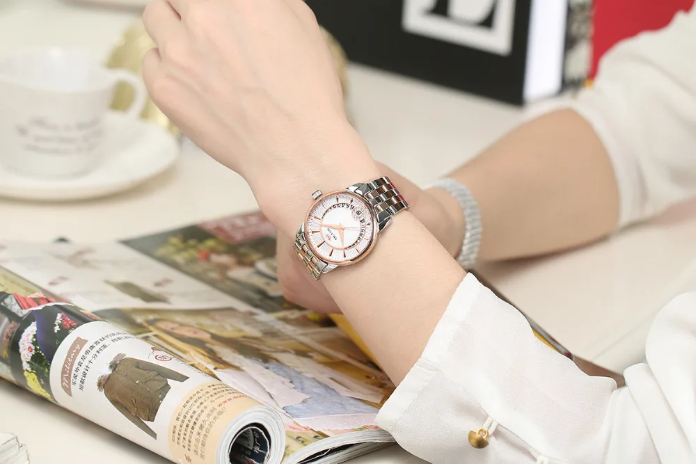 Original AILANG Brand Business Designer Women Full Steel Dress Watches Elegant Lady Self Winding Automatic Clock Calendar NW7193
Original AILANG Brand Business Designer Women Full Steel Dress Watches Elegant Lady Self Winding Automatic Clock Calendar NW7193