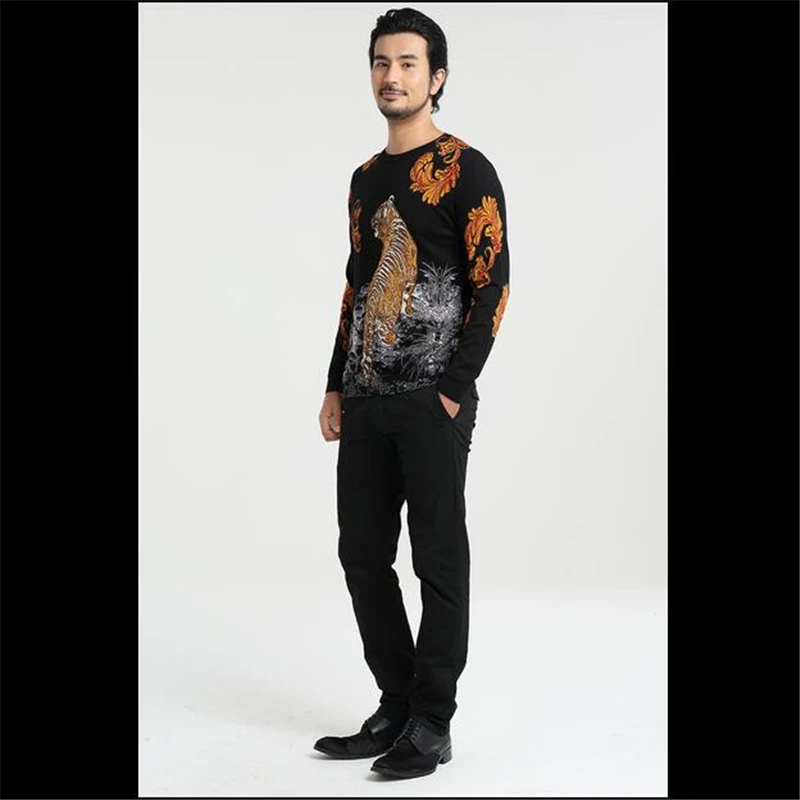 Chinese style whistling tiger personality printing quality men sweater 2016 Autumn&Winter new fashion pullover sweater men M-3XL
Chinese style whistling tiger personality printing quality men sweater 2016 Autumn&Winter new fashion pullover sweater men M-3XL