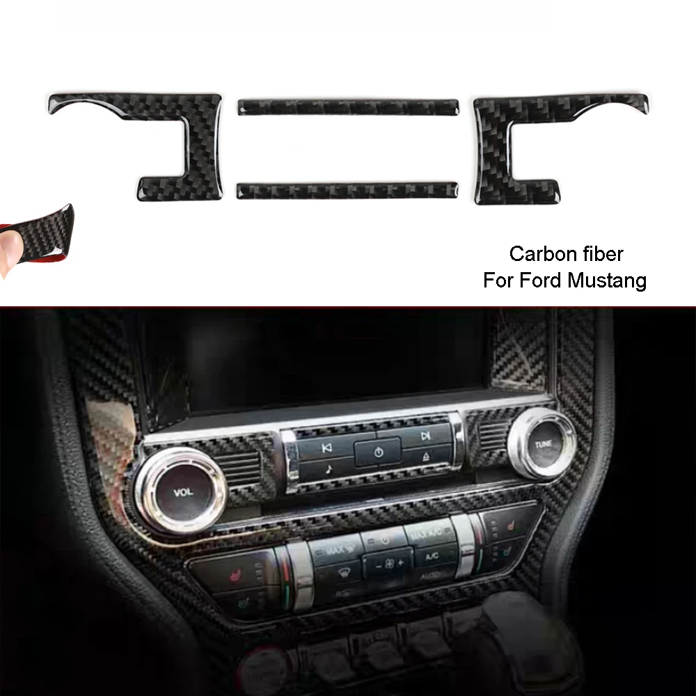 4*Carbon fiber Audio Button Decoration Stickers Cover For Ford Mustang 2015-2019
4*Carbon fiber Audio Button Decoration Stickers Cover For Ford Mustang 2015-2019
