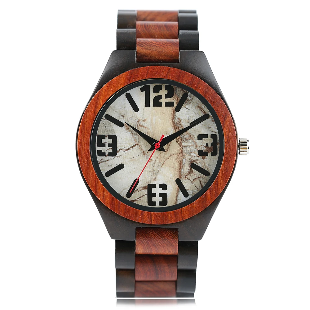 Creative Bamboo Wood Watches Marble Pattern Face Wrist Watch Men Full Handmade Light Quartz Watch Sports Reloj de madera
Creative Bamboo Wood Watches Marble Pattern Face Wrist Watch Men Full Handmade Light Quartz Watch Sports Reloj de madera
