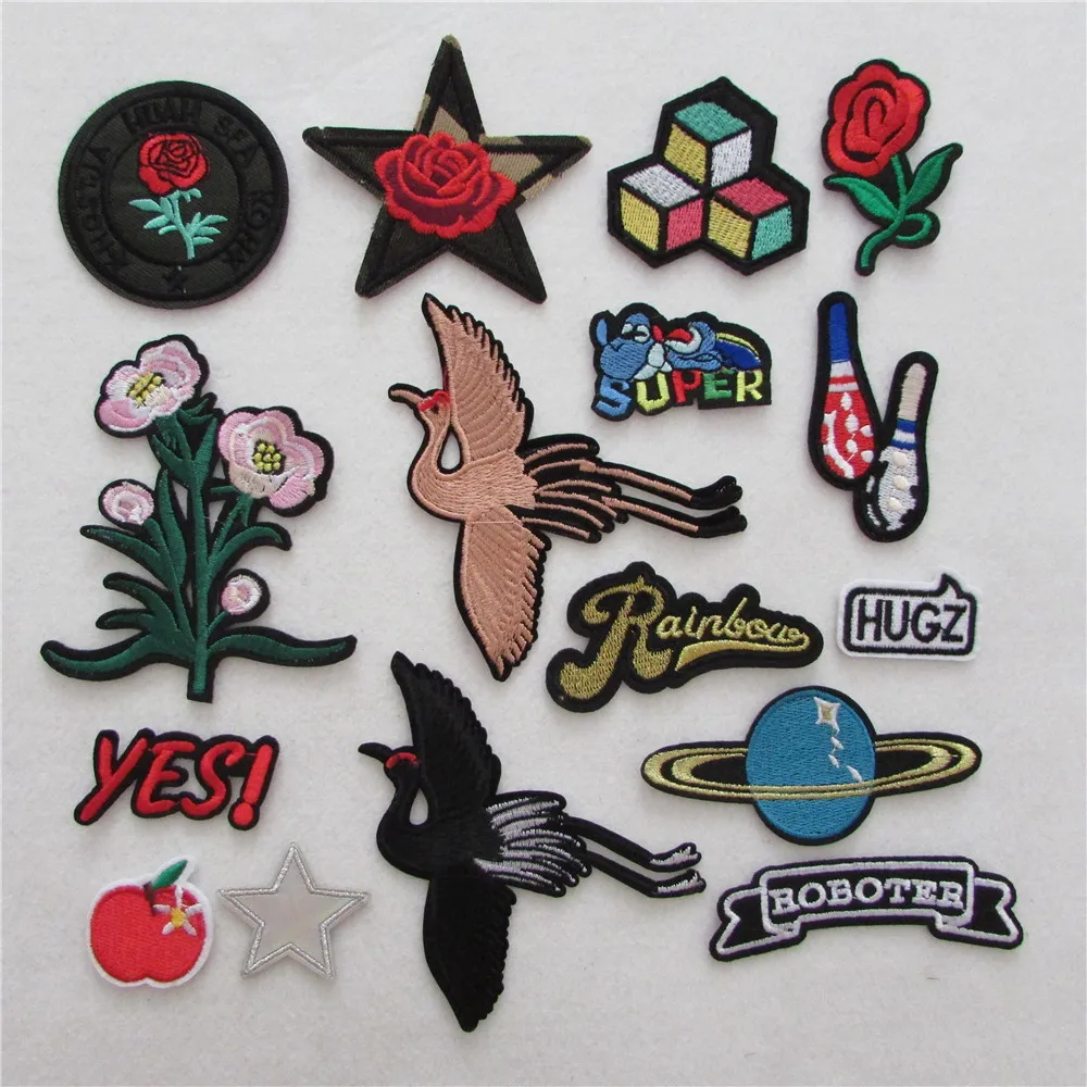 2017 year Hot sales fashion hot melt adhesive applique embroidery patches DIY accessory 1pcs sell C5836-C5853
2017 year Hot sales fashion hot melt adhesive applique embroidery patches DIY accessory 1pcs sell C5836-C5853