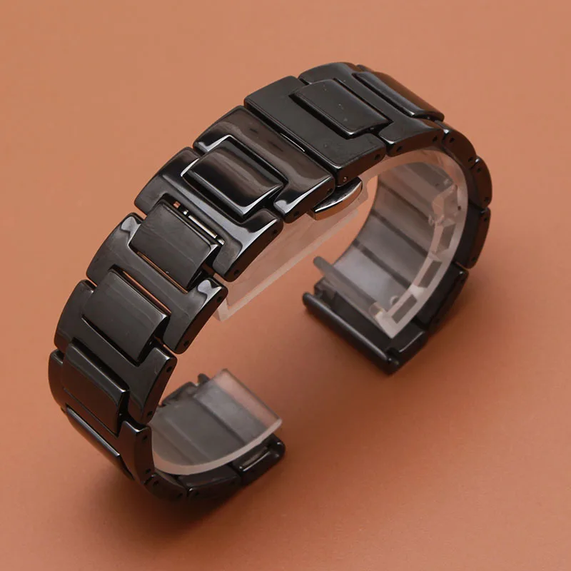 High Quality Ceramic Black Polished Watchband Strap Bracelet for Smart Mens Wristwatch Ladys Watches Accessories 18mm 20mm 22mm
High Quality Ceramic Black Polished Watchband Strap Bracelet for Smart Mens Wristwatch Ladys Watches Accessories 18mm 20mm 22mm