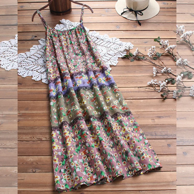 2019 summer 4xl 5xl big size floral boho dress sleeveless beach long maxi dress casual linen dress plus size women vestidos
2019 summer 4xl 5xl big size floral boho dress sleeveless beach long maxi dress casual linen dress plus size women vestidos