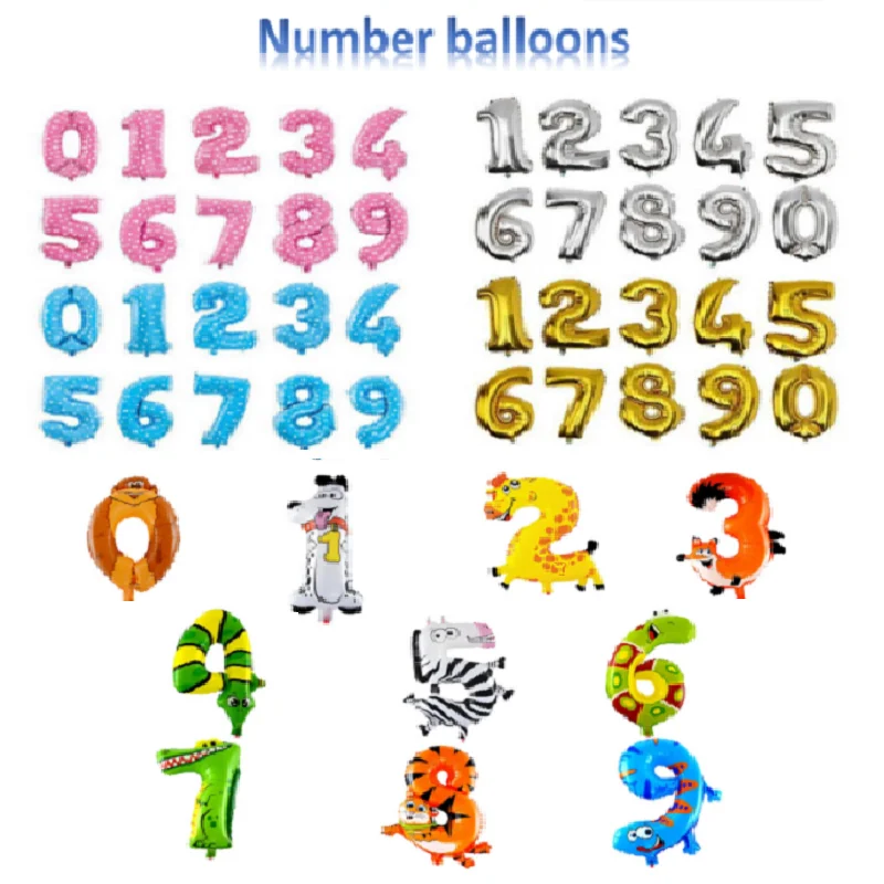 Number Balloons Party Decoration Wedding Birthday Festival New Year Party Cartoo Foil Digital Toys Balloon Gold Silver Pink Blue
Number Balloons Party Decoration Wedding Birthday Festival New Year Party Cartoo Foil Digital Toys Balloon Gold Silver Pink Blue