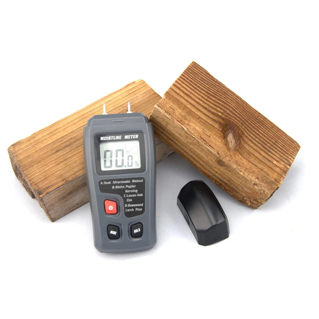 Moisture Meter Tester 0-99.9% Two Pins Digital Wood Moisture Meter Humidity Tester Timber Damp Detector 0.5 percent Accuracy
Moisture Meter Tester 0-99.9% Two Pins Digital Wood Moisture Meter Humidity Tester Timber Damp Detector 0.5 percent Accuracy