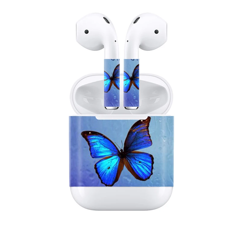 Защитная виниловая наклейка наушники для AirPods скины съемные клейкие