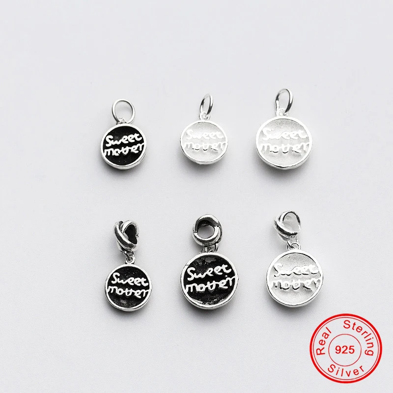 UQBing Vintage 100% 925 Sterling Silver Sweet Mother Letter Round Charms Fit For Bracelet Jewelry Making Women Gift Jewelry
UQBing Vintage 100% 925 Sterling Silver Sweet Mother Letter Round Charms Fit For Bracelet Jewelry Making Women Gift Jewelry