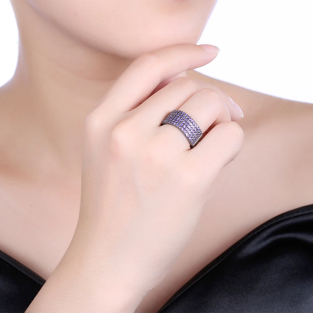Seanlov Hot Sale Fashion Luxury Women Engagement Jewelry Black Gold Color AAA ZC Crystal Zircon Female Wedding Finger Rings
Seanlov Hot Sale Fashion Luxury Women Engagement Jewelry Black Gold Color AAA ZC Crystal Zircon Female Wedding Finger Rings