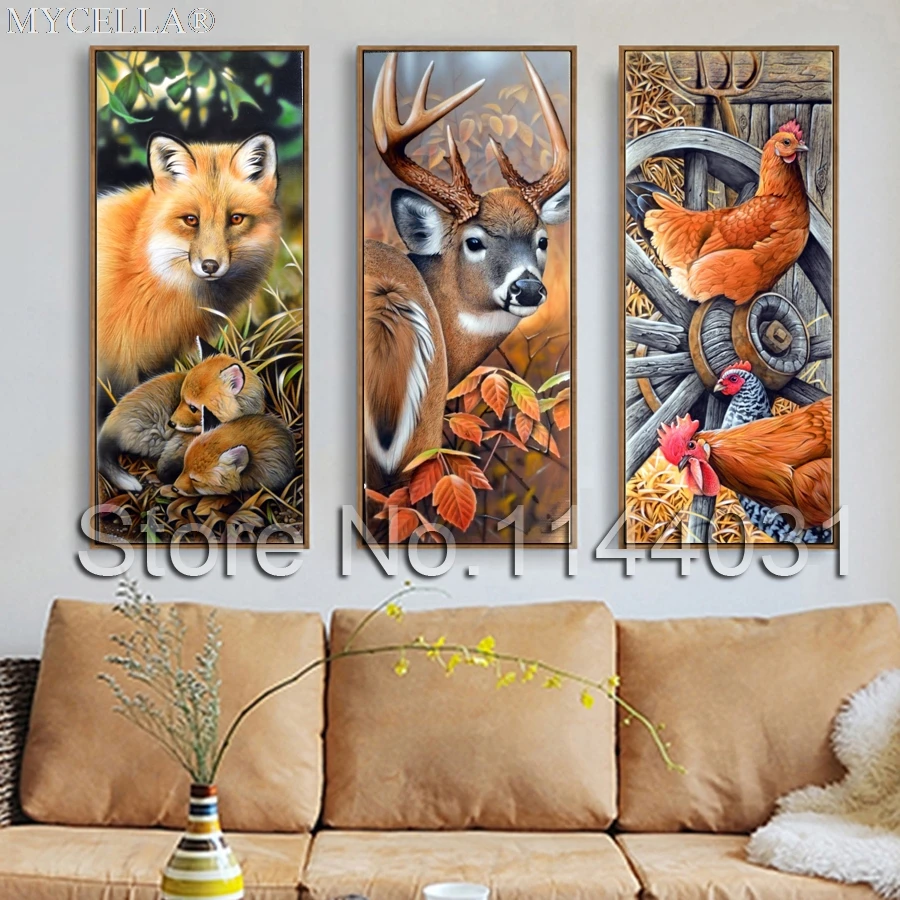 Animals 5D Diy Diamond Painting Fox Deer Horse Cow Dog Full Drill Diamond Embroidery Diamond Mosaic Needlework Patterns Kits
Animals 5D Diy Diamond Painting Fox Deer Horse Cow Dog Full Drill Diamond Embroidery Diamond Mosaic Needlework Patterns Kits
