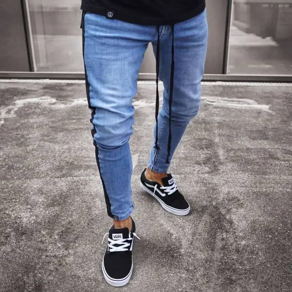 2019 New Fashion Destroyed Skinny Jeans Men Streetwear Dest Ripped Jeans for Man Fitted Bottoms Zipper Hip Hop Jeans Homme Denim
2019 New Fashion Destroyed Skinny Jeans Men Streetwear Dest Ripped Jeans for Man Fitted Bottoms Zipper Hip Hop Jeans Homme Denim