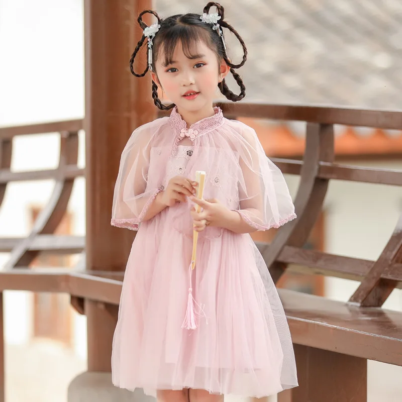 New Girls Summer Tang Dynasty Costumes New White Hanfu Dress Kids Dance Costumes For Shows Child Ancient Chinese Dress SL1025
New Girls Summer Tang Dynasty Costumes New White Hanfu Dress Kids Dance Costumes For Shows Child Ancient Chinese Dress SL1025