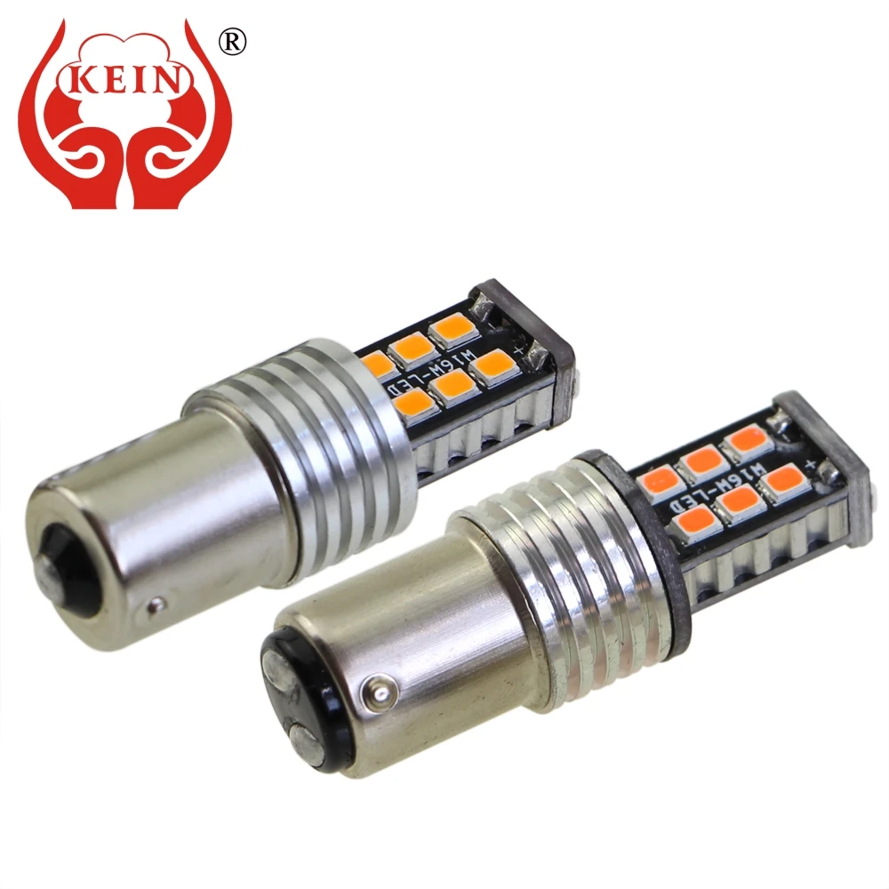 KEIN 2 шт. 7443 led 1156 p21w Желтый ba15s 1157 bay15d P21/5W тормозной светильник T20 W21W 7440 580 W21/5W