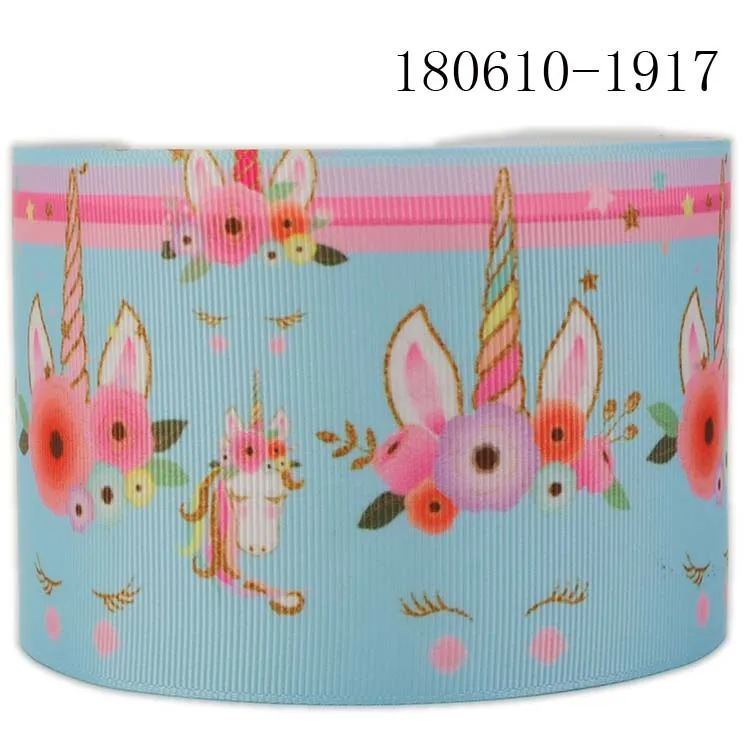 2018 NEW sales 3' 75mm 50 yards lively cartoon Unicorn face ribbon printed grosgrain ribbon free shipping
2018 NEW sales 3' 75mm 50 yards lively cartoon Unicorn face ribbon printed grosgrain ribbon free shipping