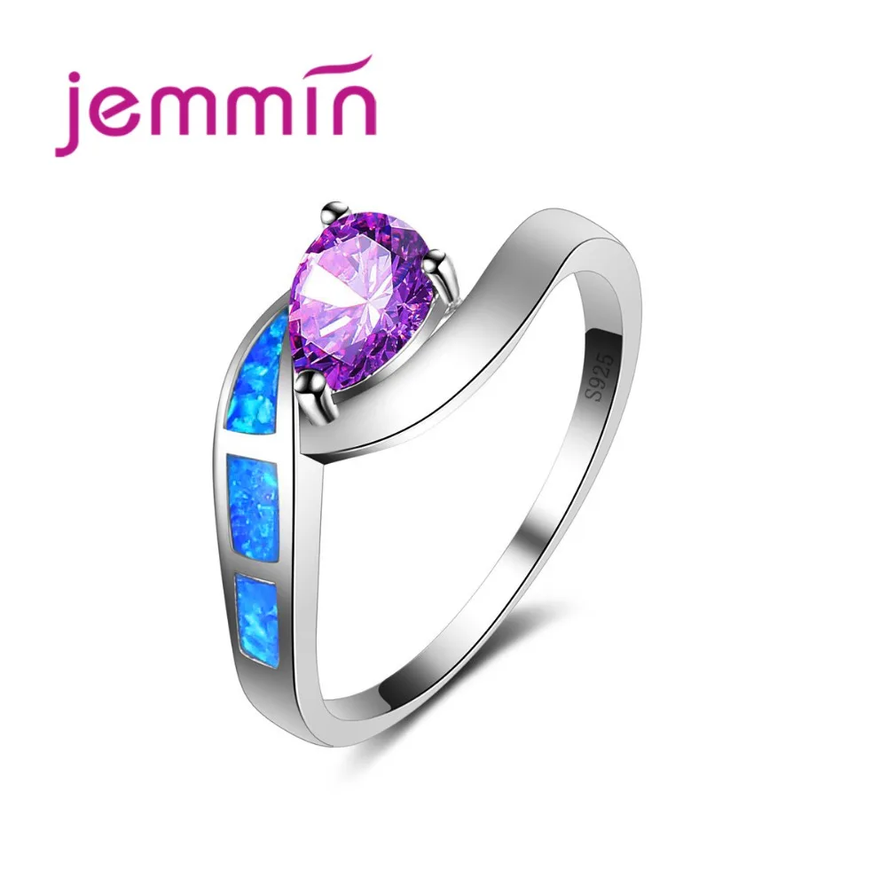 Water Drop Shaped Crystal Ring Blue Fire Opal Jewelry Rings For Women Fashion Engagement Wedding
Water Drop Shaped Crystal Ring Blue Fire Opal Jewelry Rings For Women Fashion Engagement Wedding