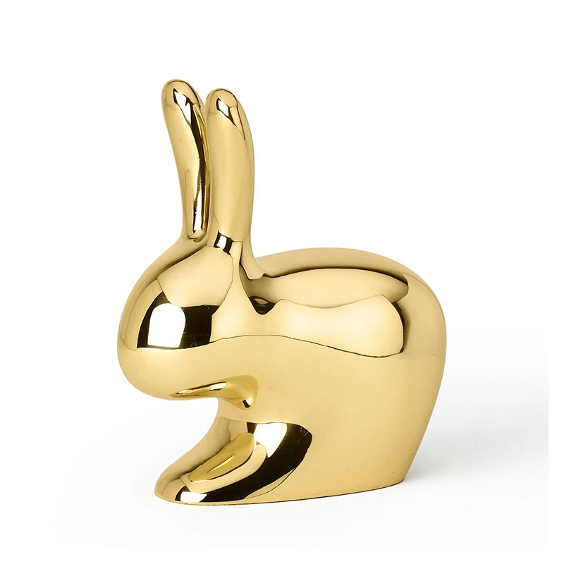53/80cm Abstract Plating Gold Rabbit Chair Stefano Giovannoni Living Room Hotel Mall Commercial FRP Leisure Chair Stool R1934 
53/80cm Abstract Plating Gold Rabbit Chair Stefano Giovannoni Living Room Hotel Mall Commercial FRP Leisure Chair Stool R1934