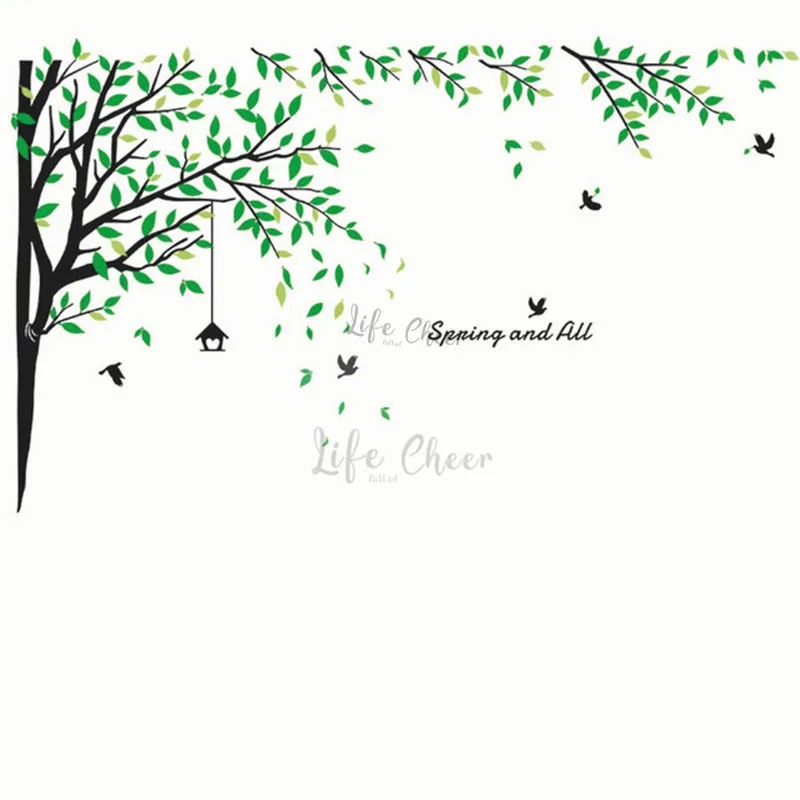 Branches Corner Tree Wall Stickers Jungle Forest Tall Tree Vinyl Wall Decal Flying Birds Wall Poster Nursery Decoration AC202
Branches Corner Tree Wall Stickers Jungle Forest Tall Tree Vinyl Wall Decal Flying Birds Wall Poster Nursery Decoration AC202