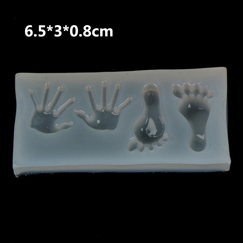 Jewelry Mold 4 Holes Hand Foot Shape Silicone Fondant Cake Mold Cupcake Resin Silicone Mould Handmade Tool DIY Epoxy Resin Molds
Jewelry Mold 4 Holes Hand Foot Shape Silicone Fondant Cake Mold Cupcake Resin Silicone Mould Handmade Tool DIY Epoxy Resin Molds
