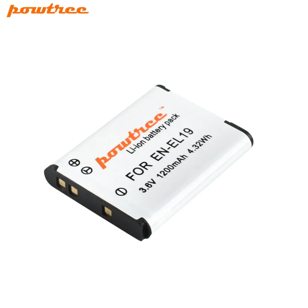 1PCS 3.6V 1200mAh AKKU EN-EL19 EN EL19 ENEL19 Battery For Nikon S2500 S2600 S2700 S3100 S3200 S3300 S3500 S4100 S4150 S6500 L10
1PCS 3.6V 1200mAh AKKU EN-EL19 EN EL19 ENEL19 Battery For Nikon S2500 S2600 S2700 S3100 S3200 S3300 S3500 S4100 S4150 S6500 L10