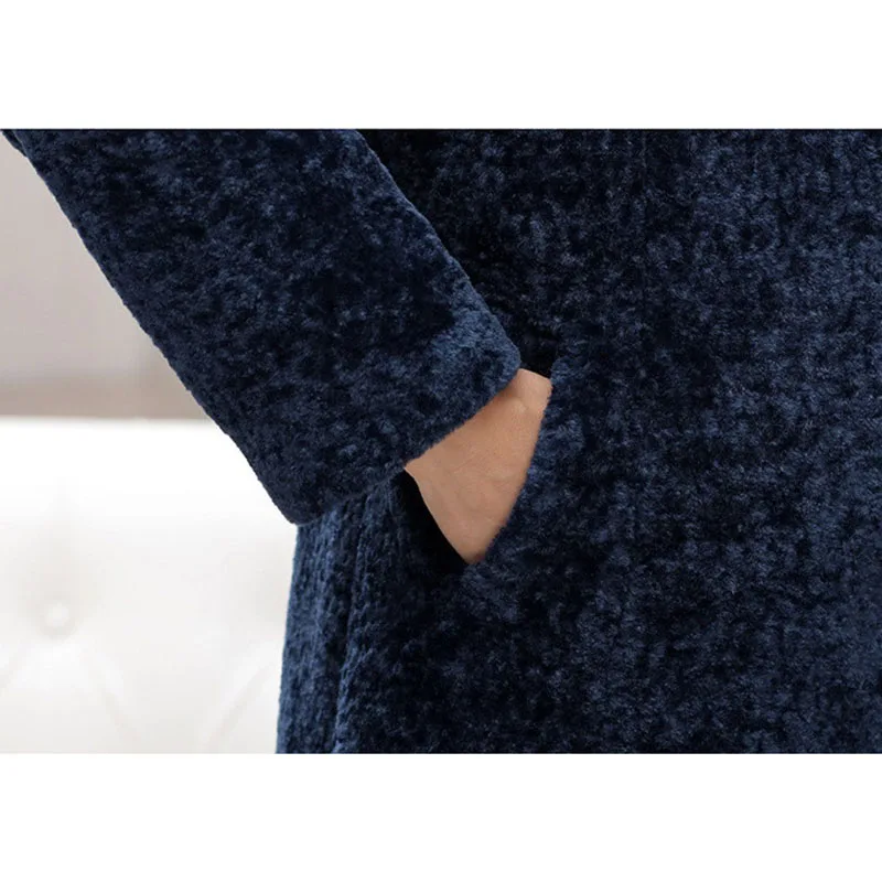 2020 new winter clothes imitation sheep shearing coats Female plus size middle and old aged medium long imitation fur coat women
2020 new winter clothes imitation sheep shearing coats Female plus size middle and old aged medium long imitation fur coat women