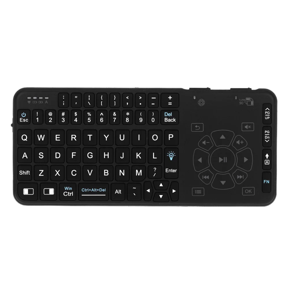 Rii Wireless Keyboard Handheld Multifunction Backlit Keyboard with Touchpad Trackpad Combo for Mac Desktop Laptop Andriod TV Box
Rii Wireless Keyboard Handheld Multifunction Backlit Keyboard with Touchpad Trackpad Combo for Mac Desktop Laptop Andriod TV Box