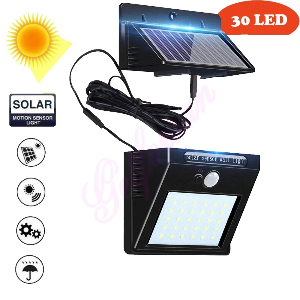 30 led solar light outdoors stage bed lamp llampara colgante ceiling wall security street hanging lights for home living room 5M | Лампы и