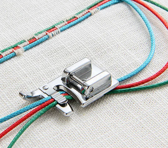 3 WAY CORDING FOOT DOMESTIC SEWING MACHINE PARTS PRESSER FOOT #7309 / CORDING FOOT 5011-13
3 WAY CORDING FOOT DOMESTIC SEWING MACHINE PARTS PRESSER FOOT #7309 / CORDING FOOT 5011-13