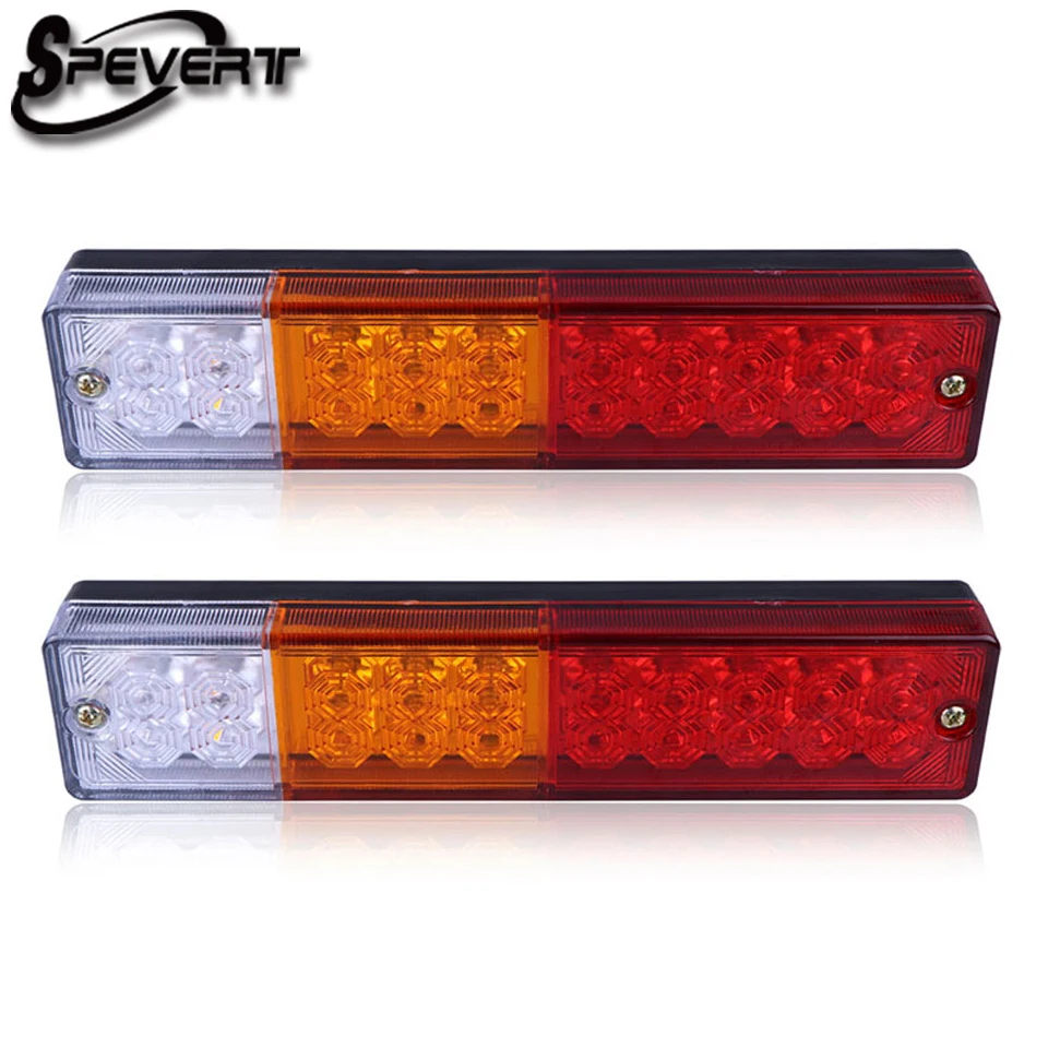 2x Waterproof 20 LED Trailer Truck Brake Light Halo Ring Tail Brake Stop Turn Light Sequential Flowing Signal Light Lamp
2x Waterproof 20 LED Trailer Truck Brake Light Halo Ring Tail Brake Stop Turn Light Sequential Flowing Signal Light Lamp