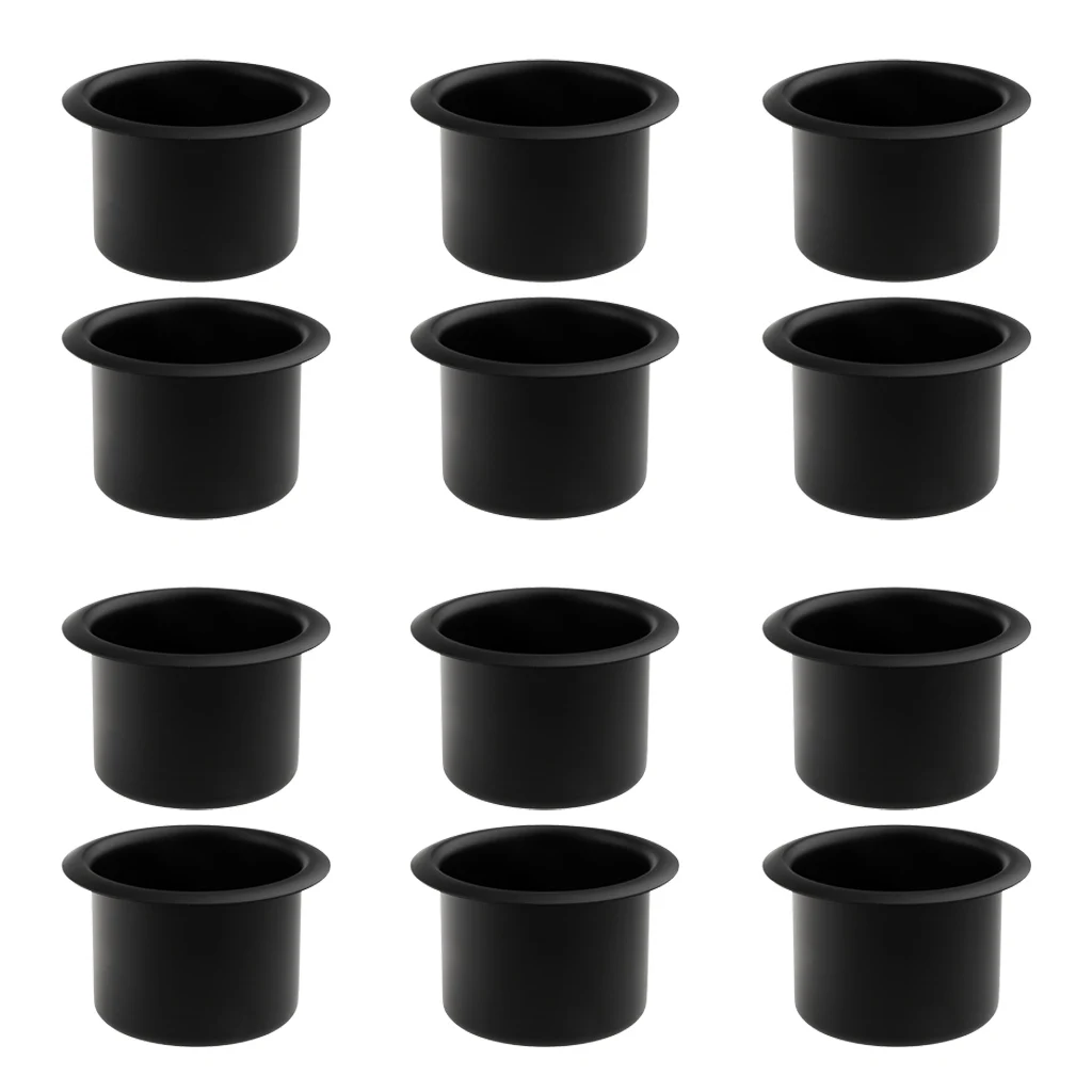 12 Pieces Aluminum Alloy Cup Drink Holder for Marine Boat Car Truck Camper RV Black
12 Pieces Aluminum Alloy Cup Drink Holder for Marine Boat Car Truck Camper RV Black