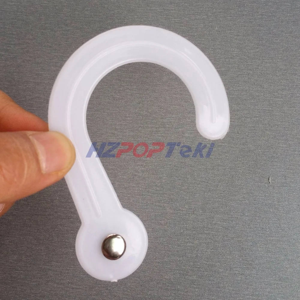 Plastic PP Products Package Accessories With Clinch Bolt Display Clamp Clip Hook Holder Hanging For Socks Towers 5000pcs
Plastic PP Products Package Accessories With Clinch Bolt Display Clamp Clip Hook Holder Hanging For Socks Towers 5000pcs
