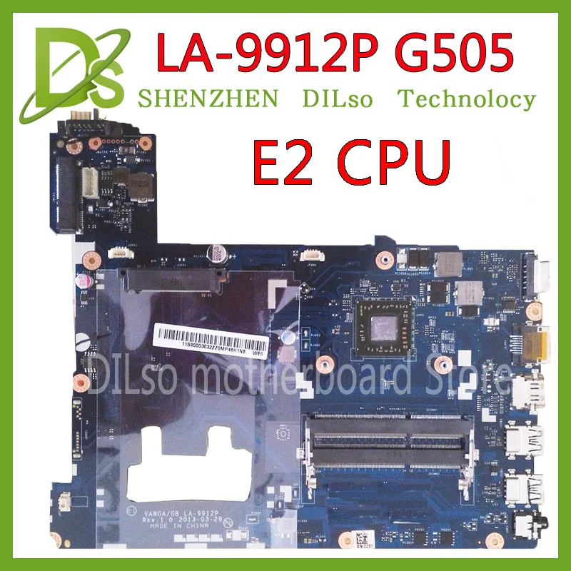 KEFU LA-9912P материнская плата для ноутбука Lenovo ideapad g505 E2 CPU тестовая | Компьютеры и