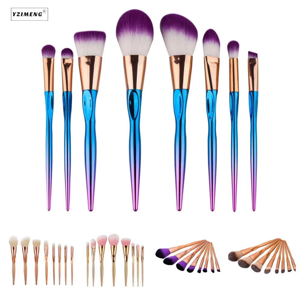 8Pcs/Set Diamond Unicorn Makeup Brushes Set Fantasy Set Professional Top Quality Foundation Powder Eyeshadow Kits Gradient Color
8Pcs/Set Diamond Unicorn Makeup Brushes Set Fantasy Set Professional Top Quality Foundation Powder Eyeshadow Kits Gradient Color
