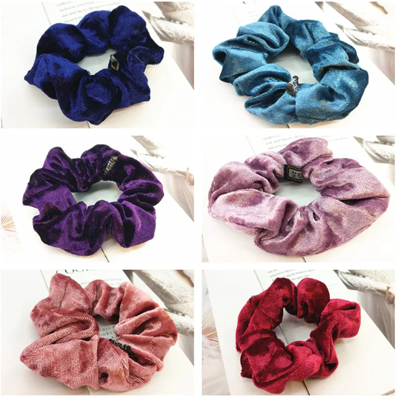 12Colors 1PC Women Elegant Velvet Solid Elastic Hair Bands Ponytail Holder Scrunchies Tie Hair Rubber Band Lady Hair Accessories
12Colors 1PC Women Elegant Velvet Solid Elastic Hair Bands Ponytail Holder Scrunchies Tie Hair Rubber Band Lady Hair Accessories