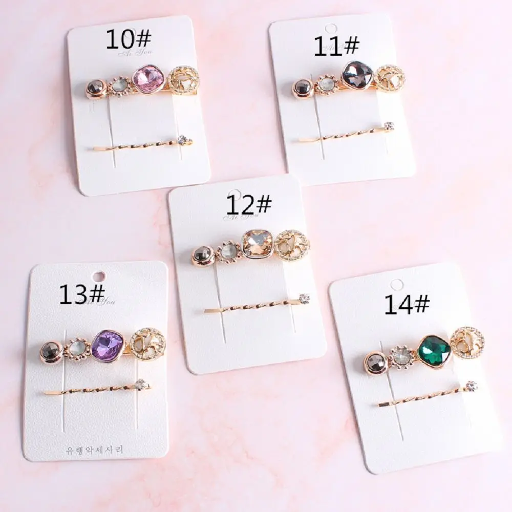 Fashion 1 Set Korea Vintage Geometric Round Acetic Acid Acrylic Beads Hair Clips Shiny Rhinestones Hairpins Hair Accessories
Fashion 1 Set Korea Vintage Geometric Round Acetic Acid Acrylic Beads Hair Clips Shiny Rhinestones Hairpins Hair Accessories