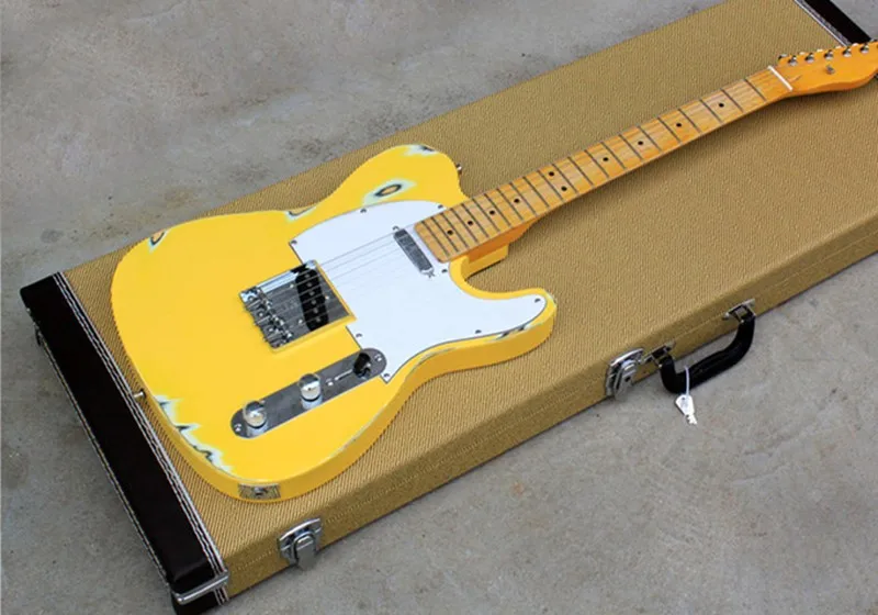 Заводской пользовательский магазин 2016 Новый telecaster желтая древесина клен гриф 6 струн электрическая гитара Бесплатная доставка
Заводской пользовательский магазин 2016 Новый telecaster желтая древесина клен гриф 6 струн электрическая гитара Бесплатная доставка