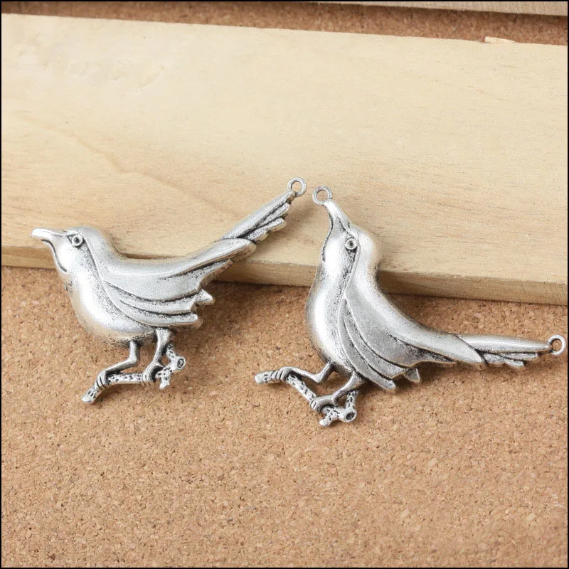 10 Pieces/Lot 39mm*55mm Antique Silver Plated animal charms swallow charm bird charms For Jewelry Making
10 Pieces/Lot 39mm*55mm Antique Silver Plated animal charms swallow charm bird charms For Jewelry Making