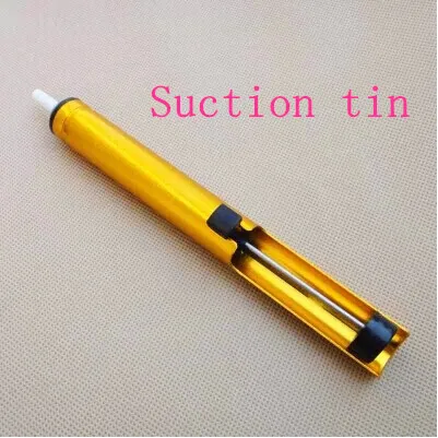 Suction tin soldering iron soldering electronic aids produced strong suction DIY manual metal disassemble free shipping
Suction tin soldering iron soldering electronic aids produced strong suction DIY manual metal disassemble free shipping