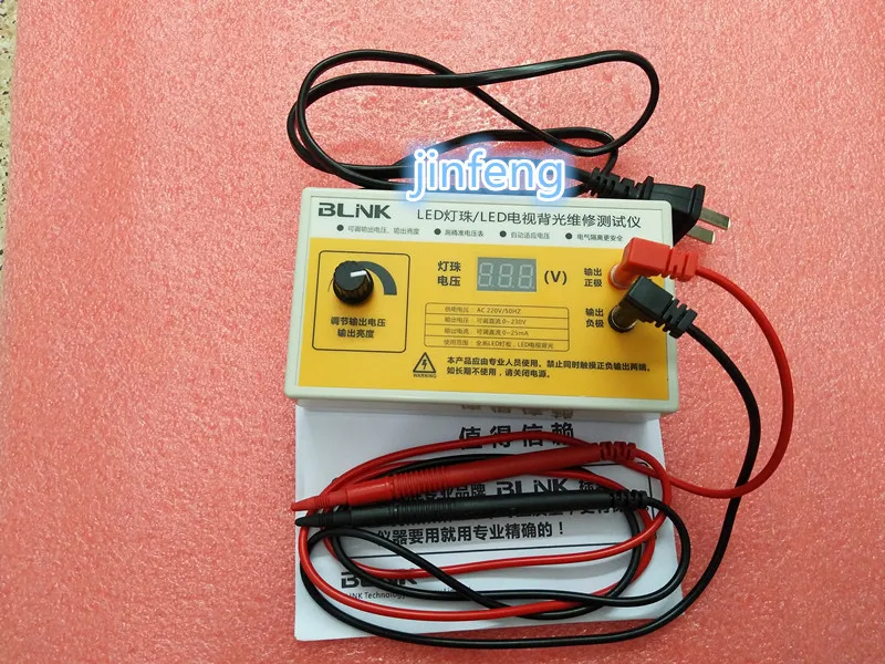 0-230V Output LED TV Backlight Tester LED Strips Test Tool with Current and Voltage Display for All LED Application US Plug
0-230V Output LED TV Backlight Tester LED Strips Test Tool with Current and Voltage Display for All LED Application US Plug