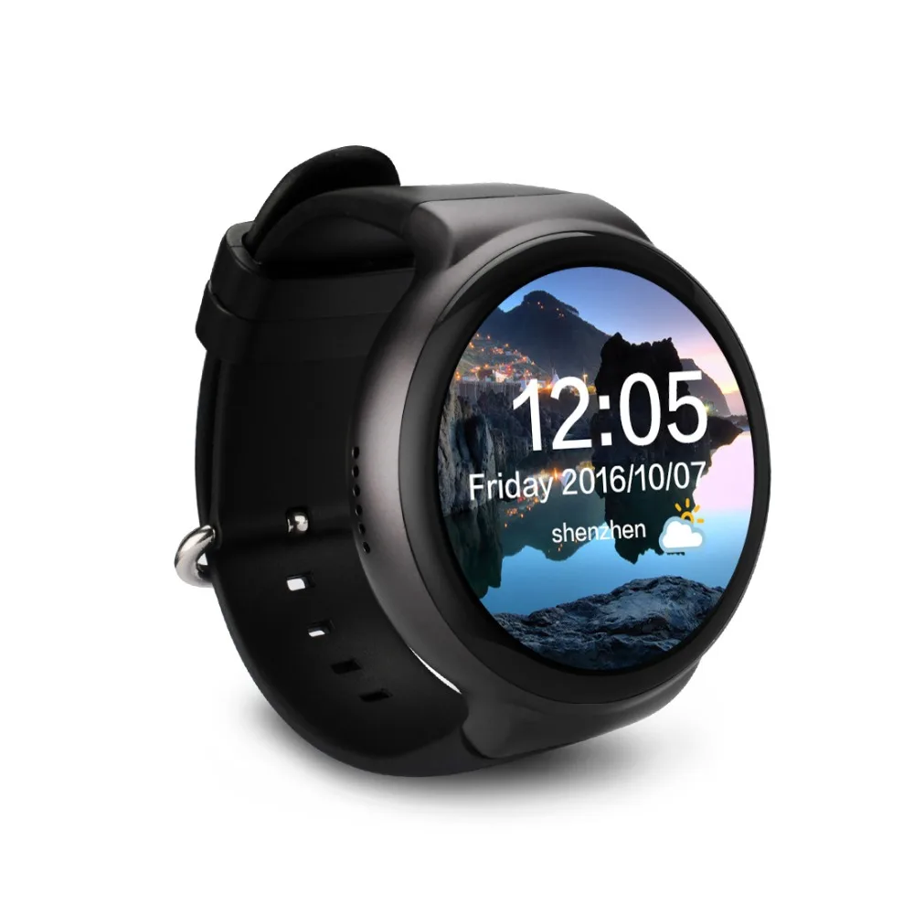 Android смарт-часы IQI I4 Поддержка 3G WiFi GPS монитор сердечного ритма с 1 39 дюймовым AMOLED