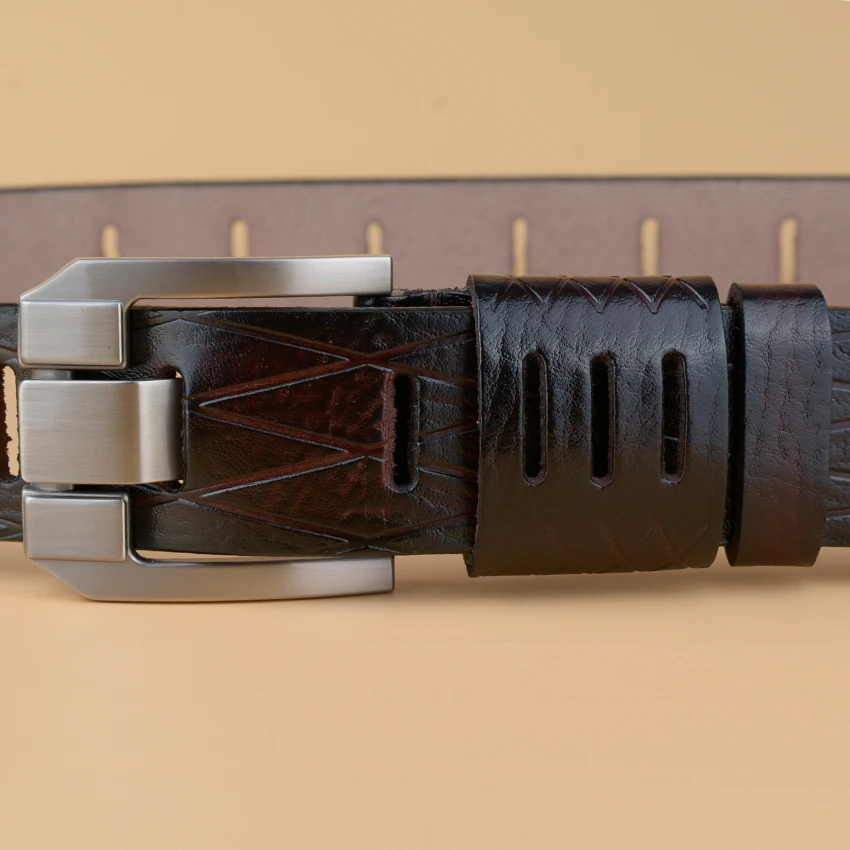 2021 High Quality Luxury Cow Genuine Leather Men Belts for Men Strap Male Pin buckle Big Size 110-130cm
2021 High Quality Luxury Cow Genuine Leather Men Belts for Men Strap Male Pin buckle Big Size 110-130cm